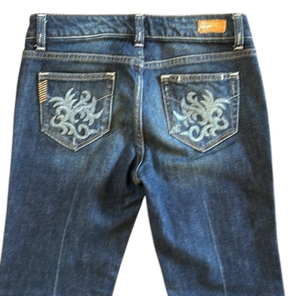 Paige Laurel Canyon Bootcut Low Rise Jeans Size 28 (Jr 14) - Picture 4 of 7